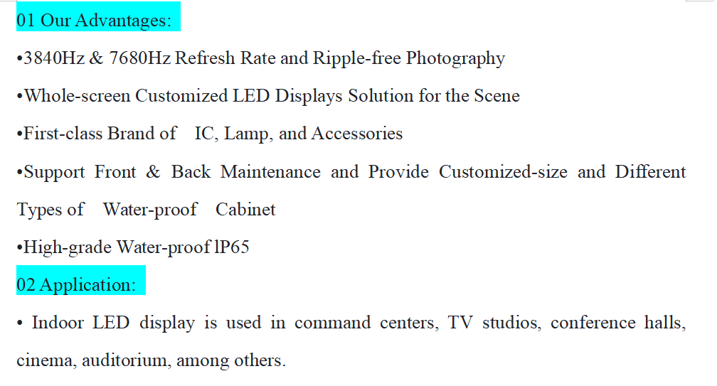 Outdoor Full Color Series