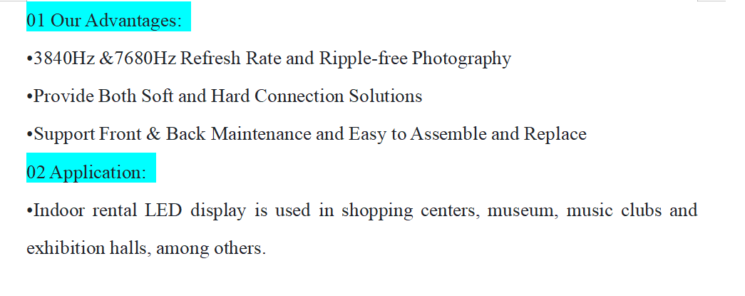 Indoor Rental Series