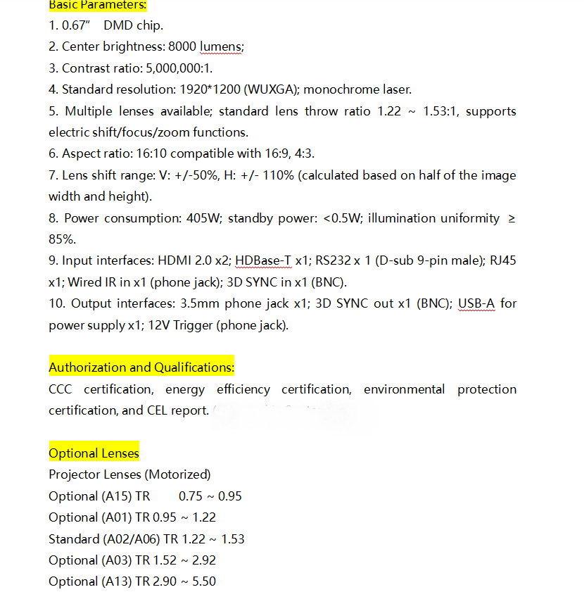 DU800C Base Model (Without Lens)