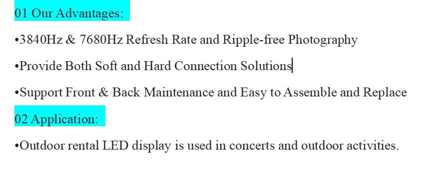 Outdoor Rental Series